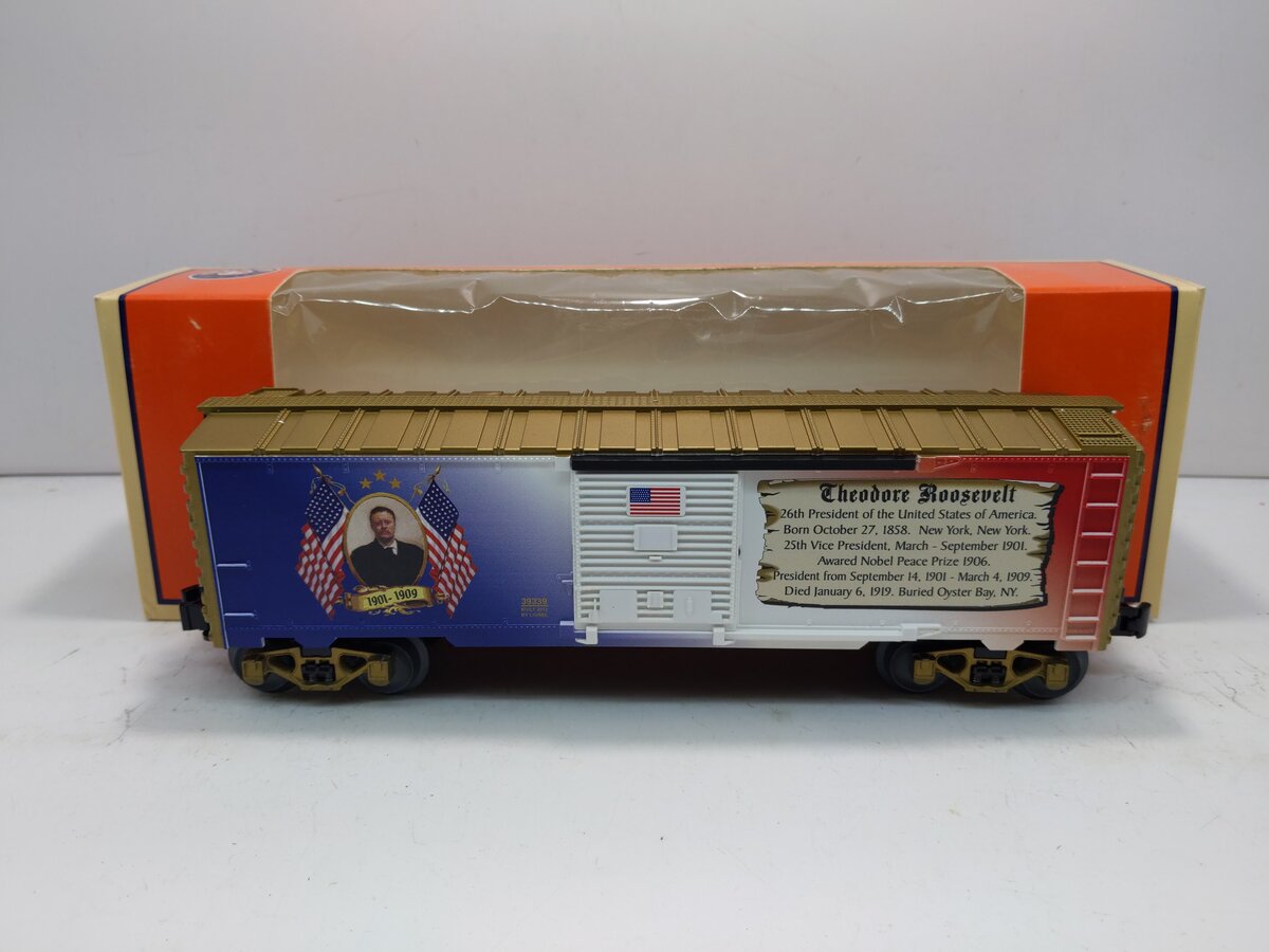 Lionel 6-39339 O Gauge Theodore Roosevelt Boxcar