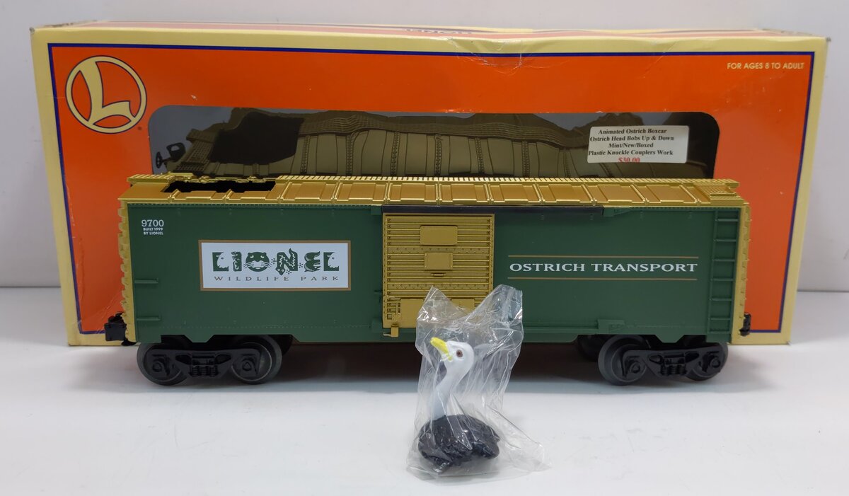 Lionel 6-19864 O Gauge Operating Bobbing Ostrich Car