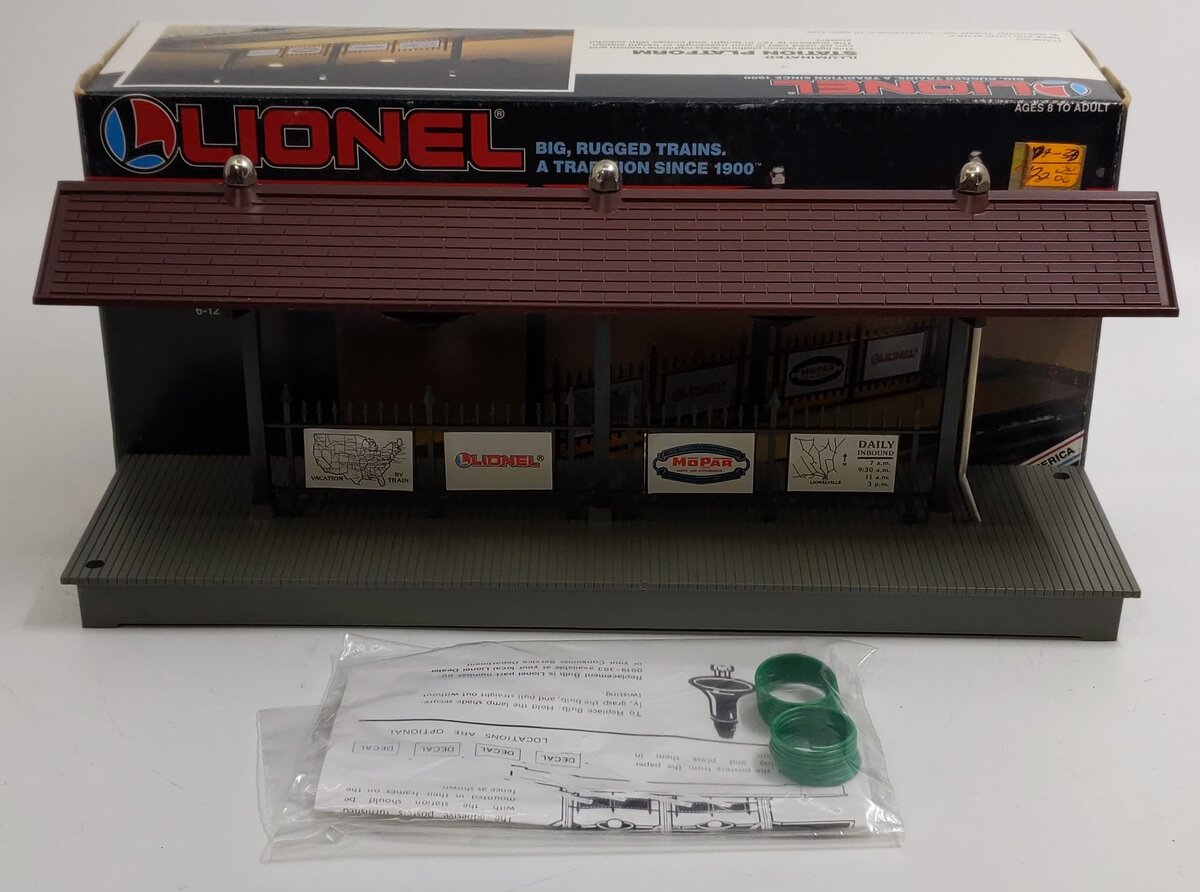 Lionel 6-12748 O/027 Illuminated Station Platform