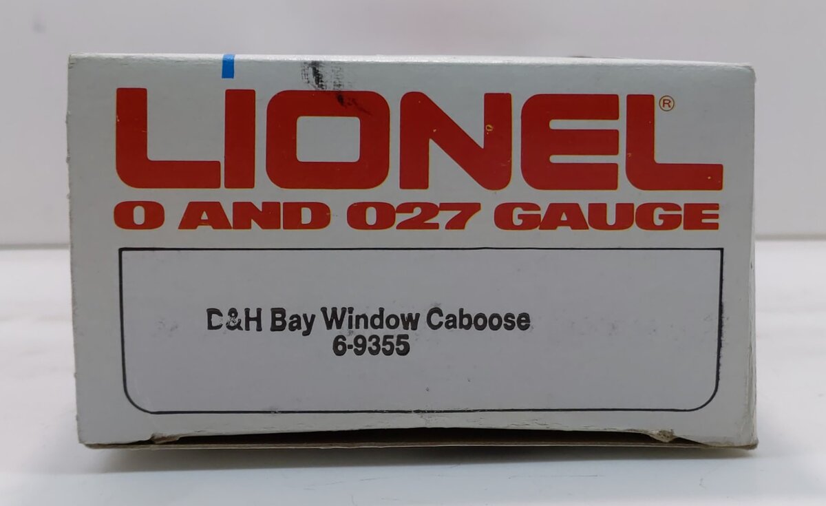 Lionel 6-9355 O Gauge Delaware & Hudson Bay Window Caboose LN/Box