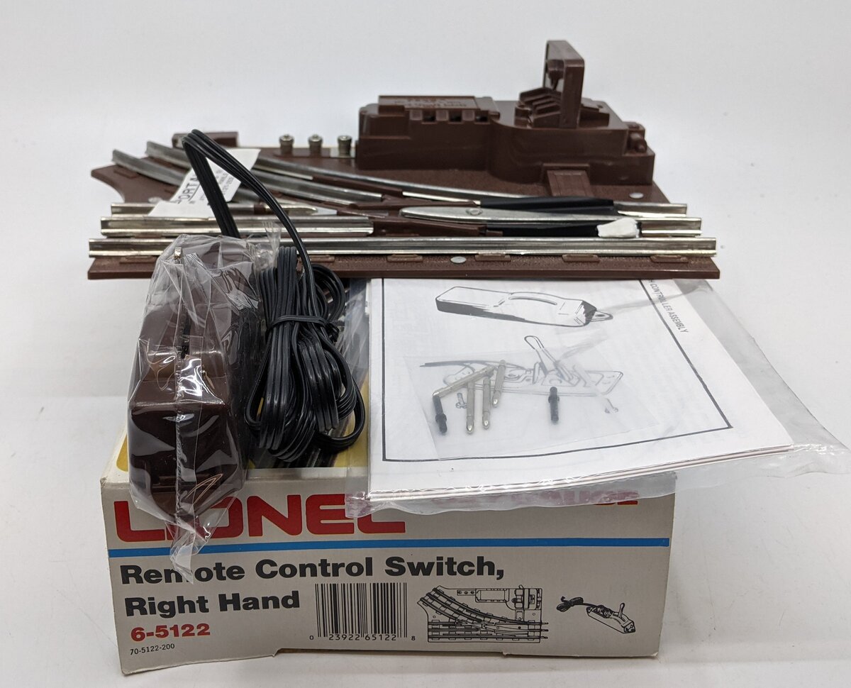 Lionel 6-5122 027 Right Hand Remote Control Switch Turnout