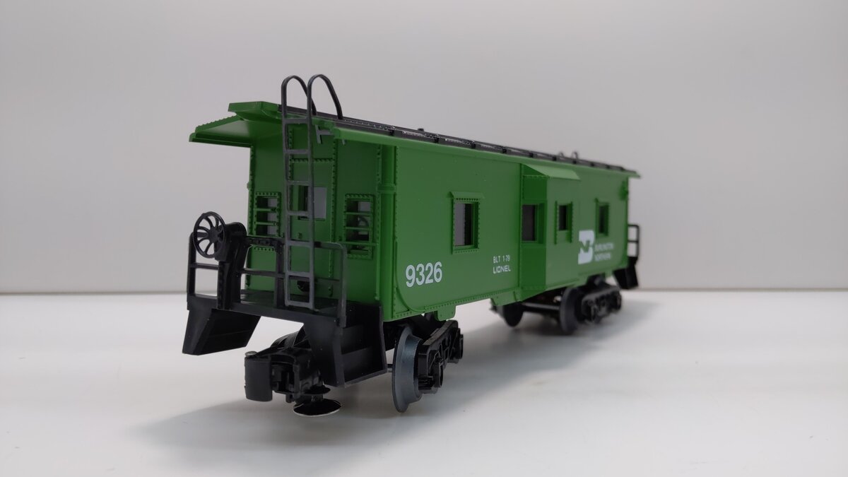 Lionel 6-9326 O Gauge Burlington Northern Bay Window Caboose EX/Box