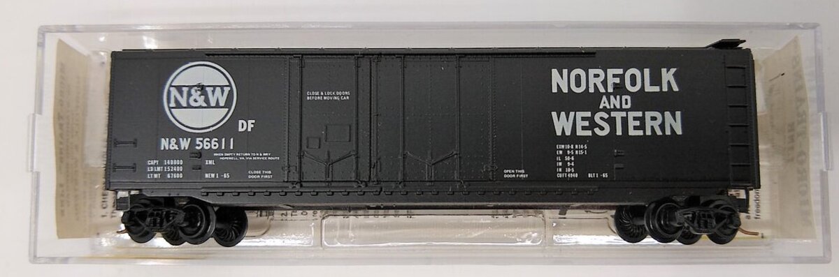 Micro-Trains 36034 N 50' Norfolk & Western Double Plug Door Boxcar #56611