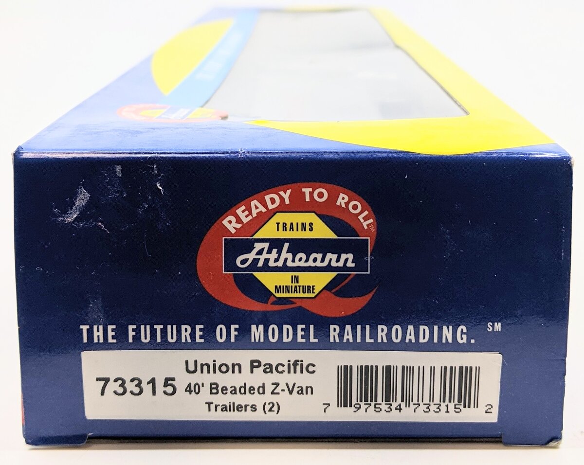 Athearn 73315 HO Scale Union Pacific 40' Fruehauf Z-Van Trailers #1 (S ...