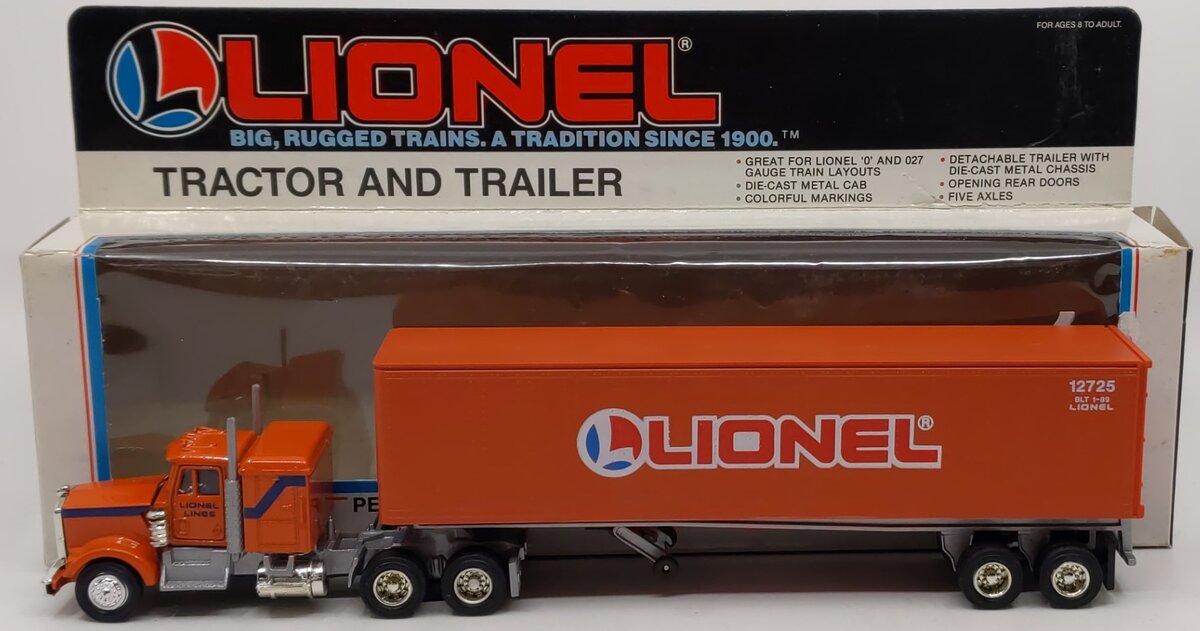 Lionel 6-12725 O Lionel Tractor and Trailer NIB