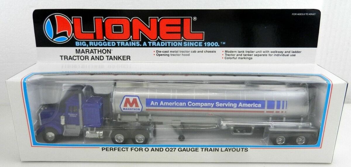 Lionel 6-12869 O Gauge Marathon Tractor & Tanker Truck