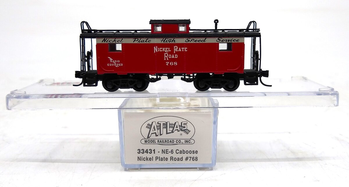 Atlas 33431 N Scale Nickel Plate Road NE-6 Caboose #768 LN/Box