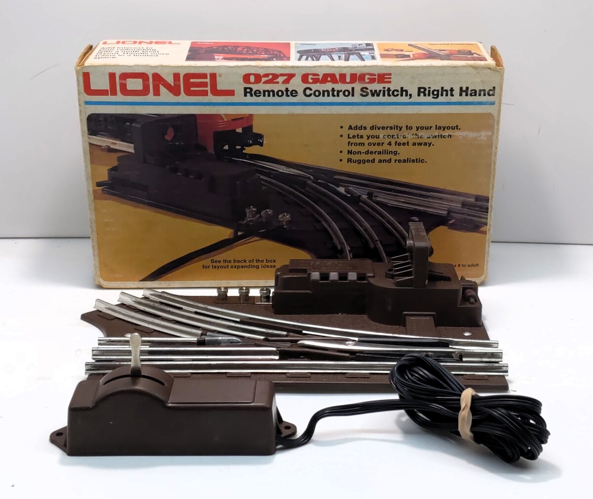 Lionel 6-5122 027 Right Hand Remote Control Switch Turnout