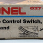 Lionel 6-5122 027 Right Hand Remote Control Switch Turnout