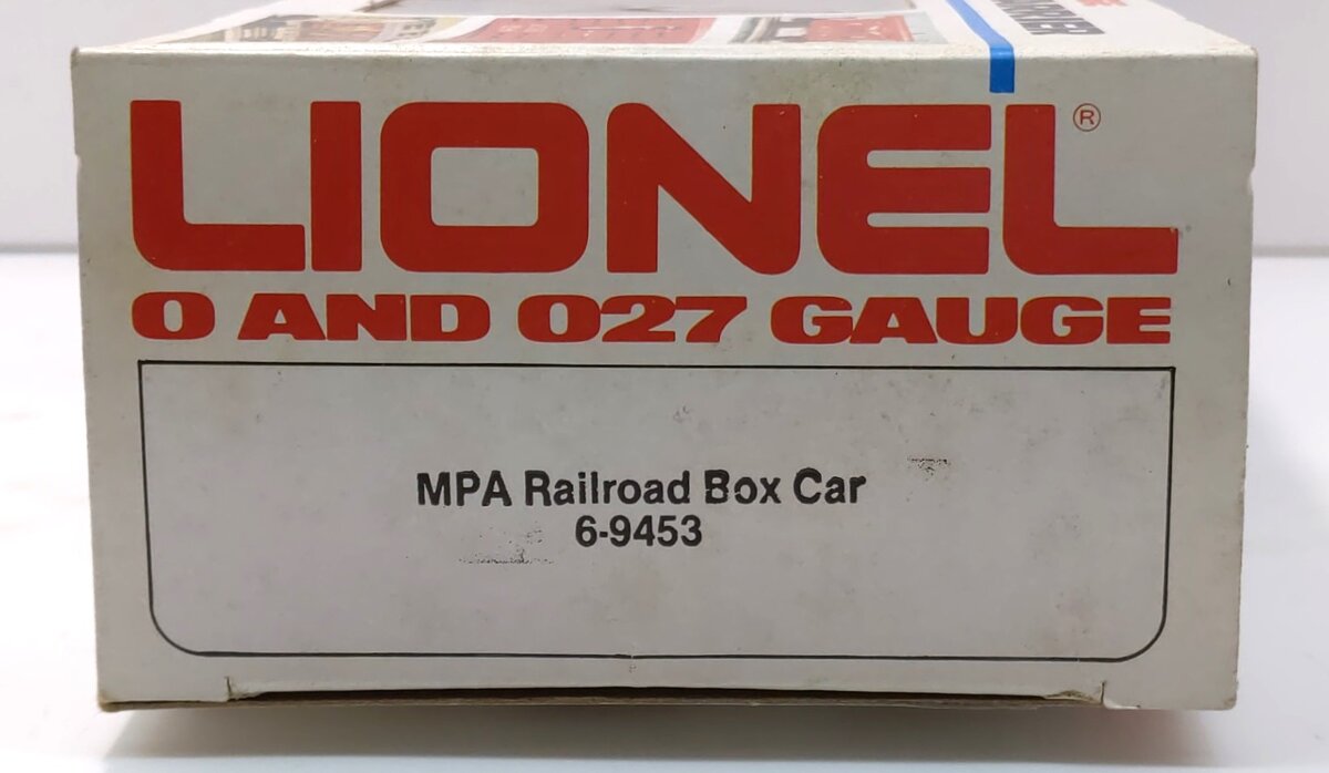 Lionel 6-9453 O Gauge MPA Railroad Boxcar