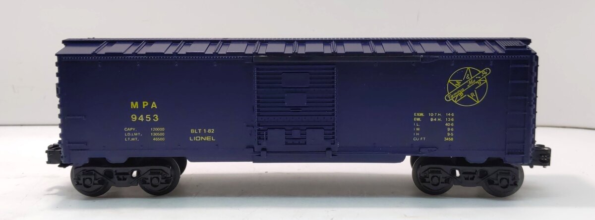 Lionel 6-9453 O Gauge MPA Railroad Boxcar