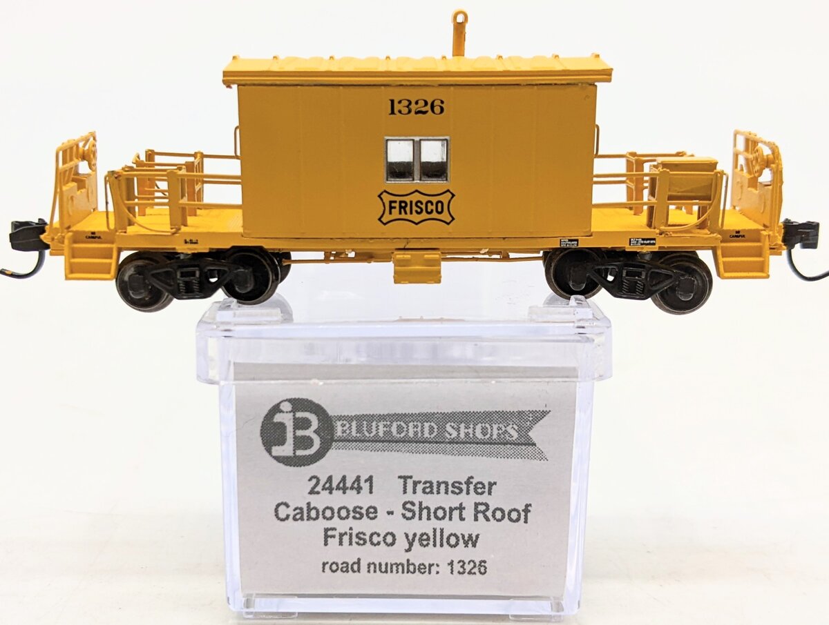 Bluford Shops 24441 N Scale Frisco Short Roof Transfer Caboose #1326 ...