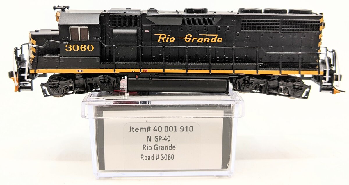 Atlas 40001910 N Scale Rio Grande GP-40 Diesel Locomotive #3060