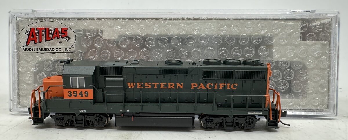 Atlas 40001927 N Scale Western Pacific EMD GP40-2 Diesel Locomotive #3549