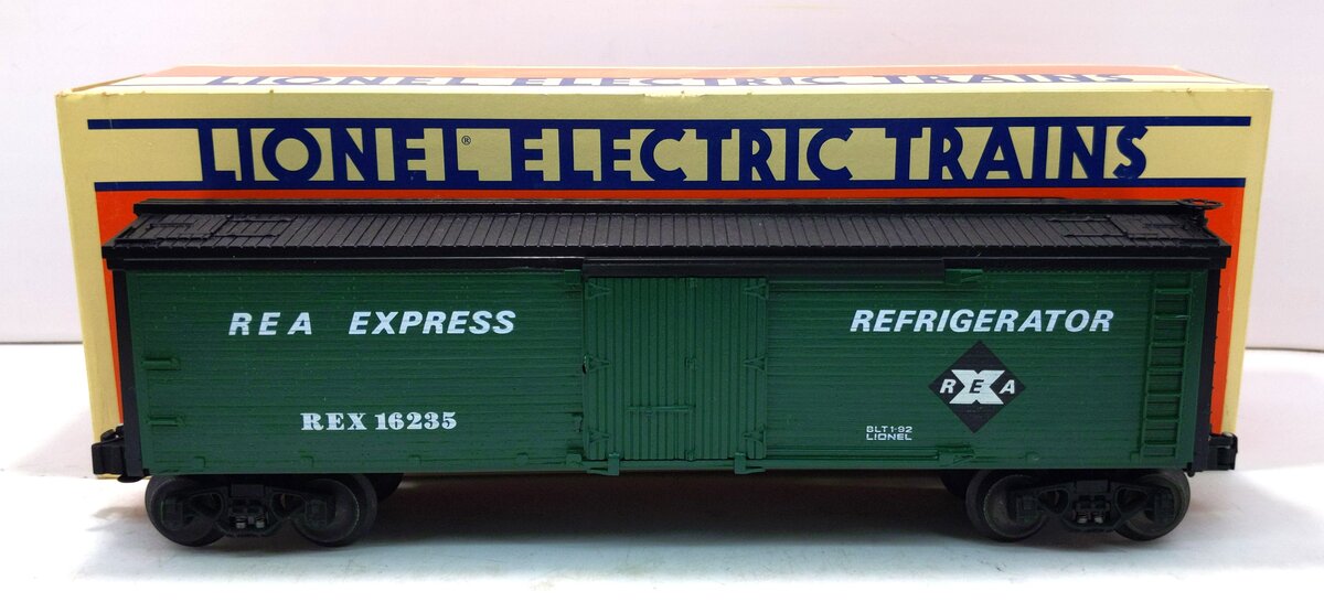 Lionel 6-16235 O Gauge Railway Express Agency Refrigerator Car #9863