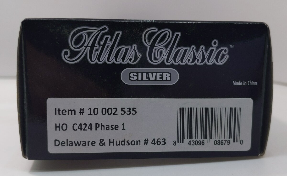 Atlas 10002535 HO Delaware and Hudson C424 Phase 3 Diesel Locomotive