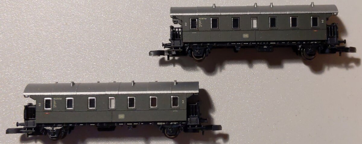 Marklin 87507 Z German Federal RR DB Höllentalbahn Passenger Set (Set of 5) LN