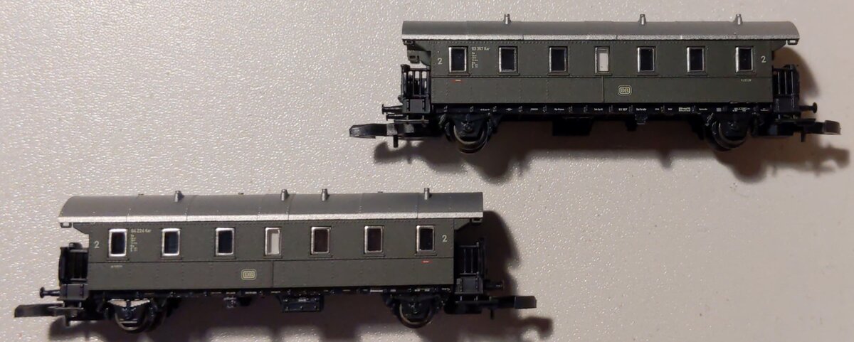 Marklin 87507 Z German Federal RR DB Höllentalbahn Passenger Set (Set of 5) LN