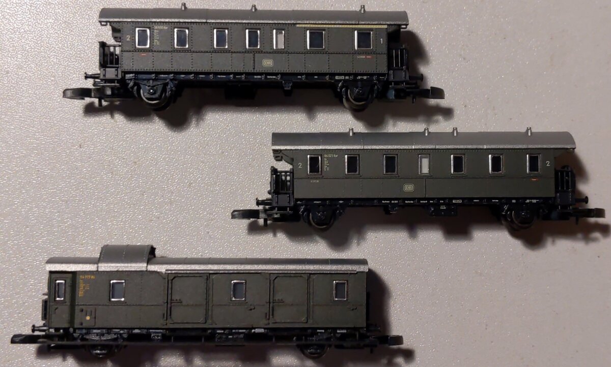 Marklin 87507 Z German Federal RR DB Höllentalbahn Passenger Set (Set of 5) LN