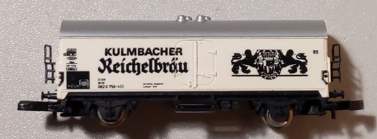 Marklin 8604 Z Kulmbacher Reichelbrau Reefer Beer Car EX