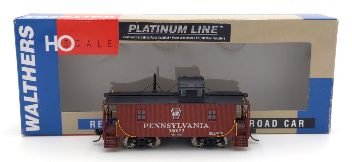 Walthers 932-7642 HO Pennsylvania N6B Wood Caboose #980122