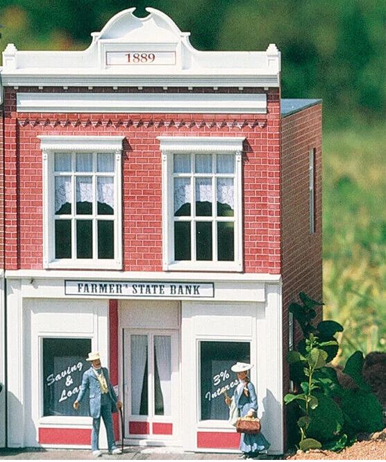 Piko 62257 Farmer's State Bank Building Kit