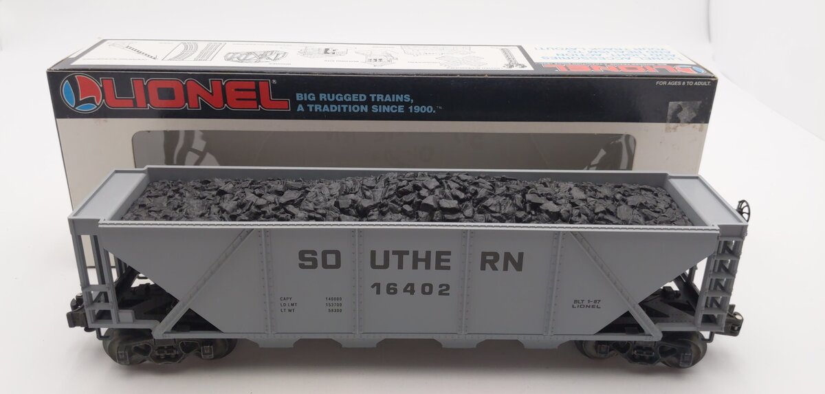 Lionel 6-16402 O Southern 4-Bay Hopper with Load