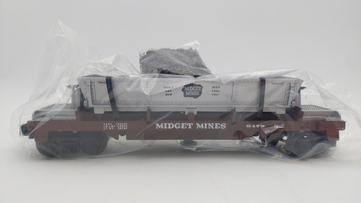 Lionel 6-16749 O Gauge Midget Mines Operating Ore Dump Car #3479