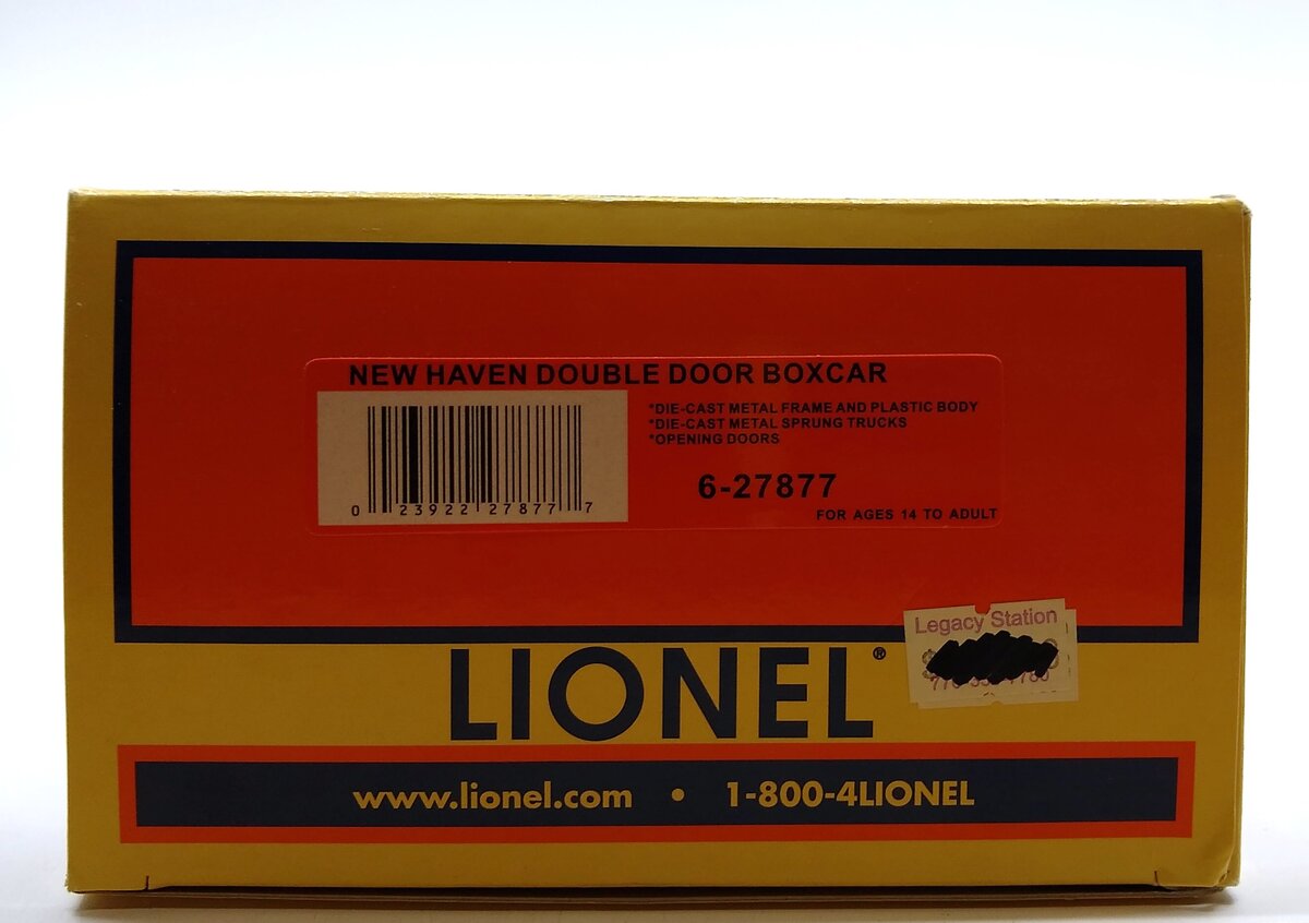 Lionel 6-27877 O New Haven Double-Door Boxcar