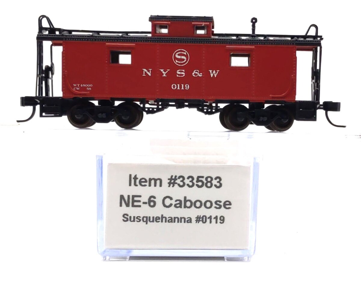 Atlas 33583 N NYS&W Susquehanna NE-6 Caboose #0119