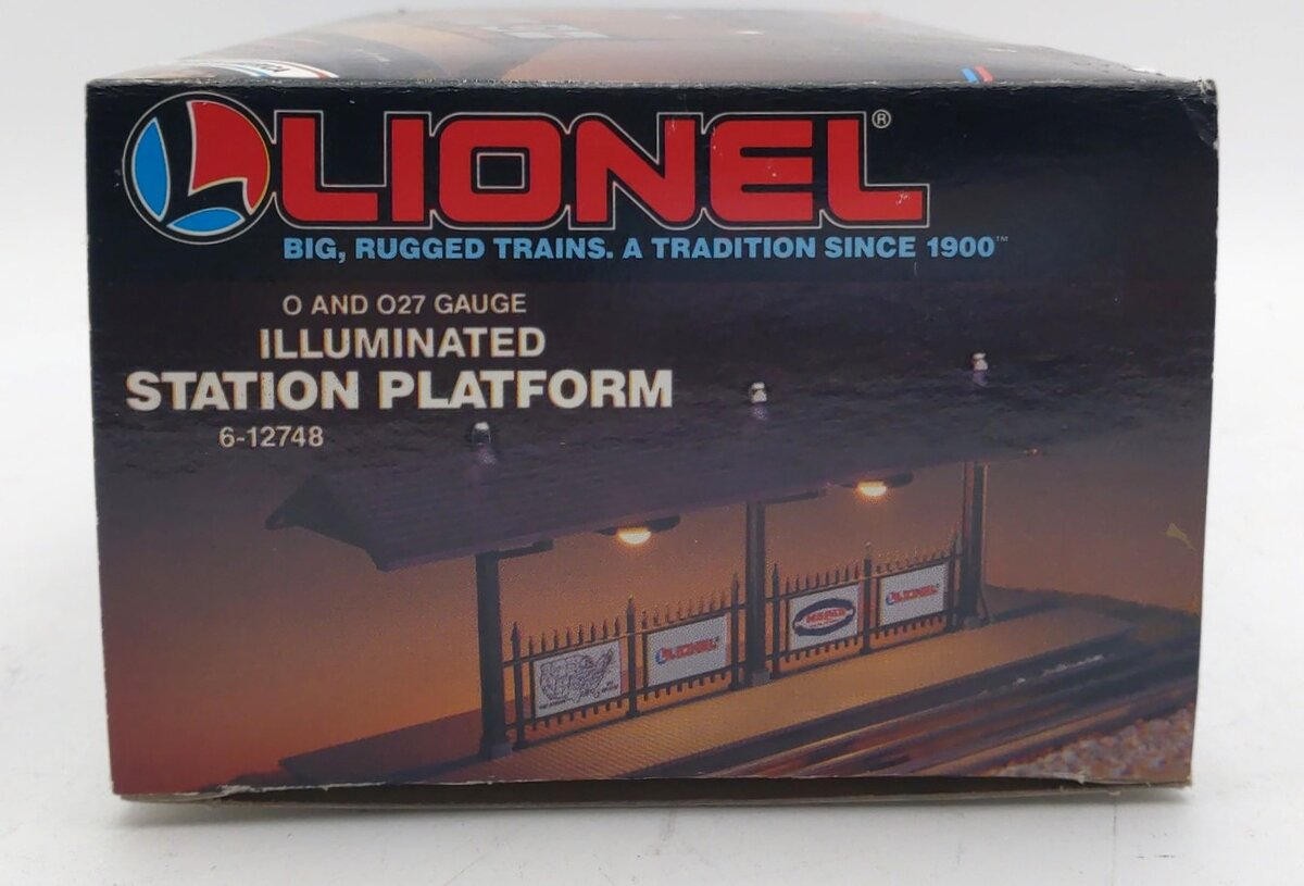 Lionel 6-12748 O/027 Illuminated Station Platform