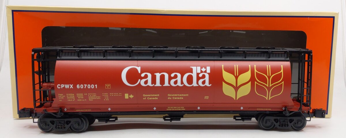 Lionel 6-27454 O Gauge Canadian National Cylindrical Hopper Car