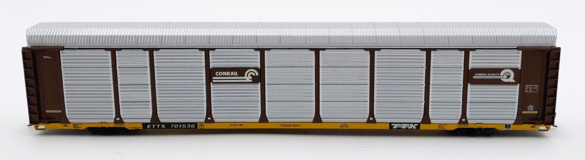 Walthers 932-4857 HO Scale Conrail-ETTX Thrall 89' Tri-Level Auto Carrier #70153