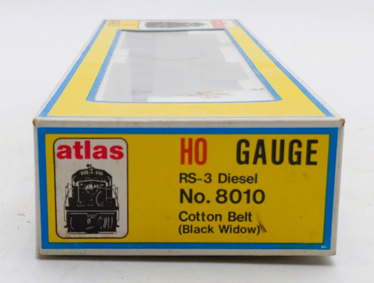 Atlas 8010 HO Scale Cotton Belt RS-3 Diesel Black Widow #358