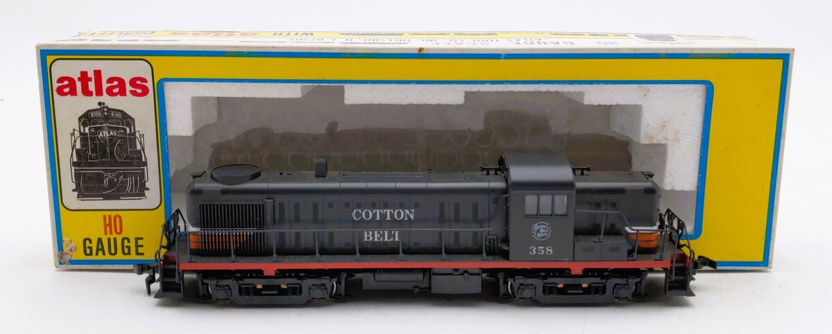 Atlas 8010 HO Scale Cotton Belt RS-3 Diesel Black Widow #358