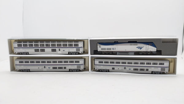 Kato 106-0017 Amtrak P42 Superliner N Gauge Diesel Starter Train Set L –  Trainz