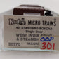 Micro-Trains 02000370 N West India Fruit & Co. 40' Single Door Boxcar #301 NIB