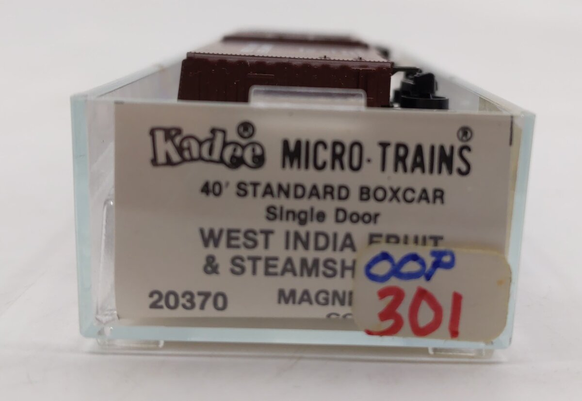 Micro-Trains 02000370 N West India Fruit & Co. 40' Single Door Boxcar #301 NIB