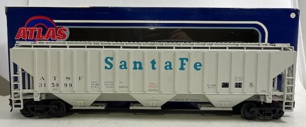 Atlas 2001610-2 O Gauge Santa Fe PS 4750 Covered Hopper Car #315999 (3Rail)  EX/Box