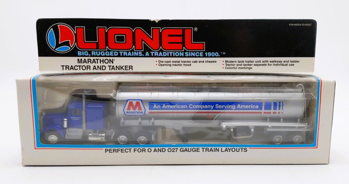 Lionel 6-12869 O Gauge Marathon Tractor & Tanker Truck