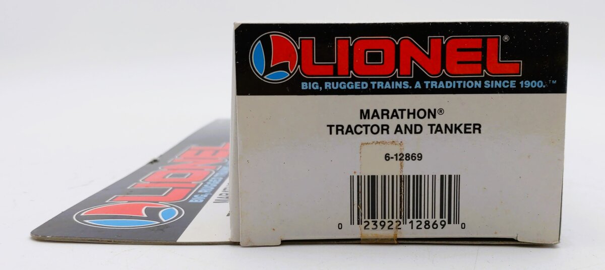 Lionel 6-12869 O Gauge Marathon Tractor & Tanker Truck