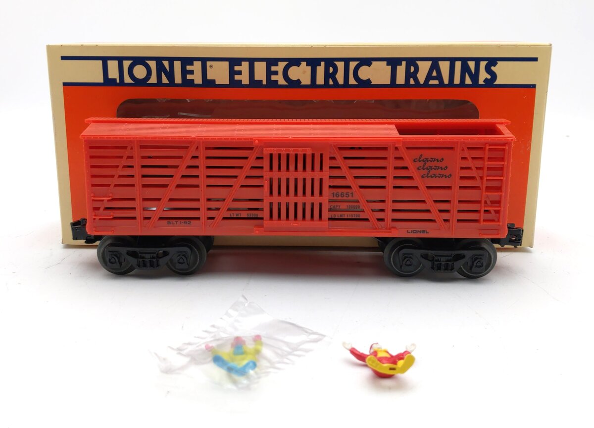 Lionel 6-16651 O Gauge Animated Circus Clown Car #16651 NIB