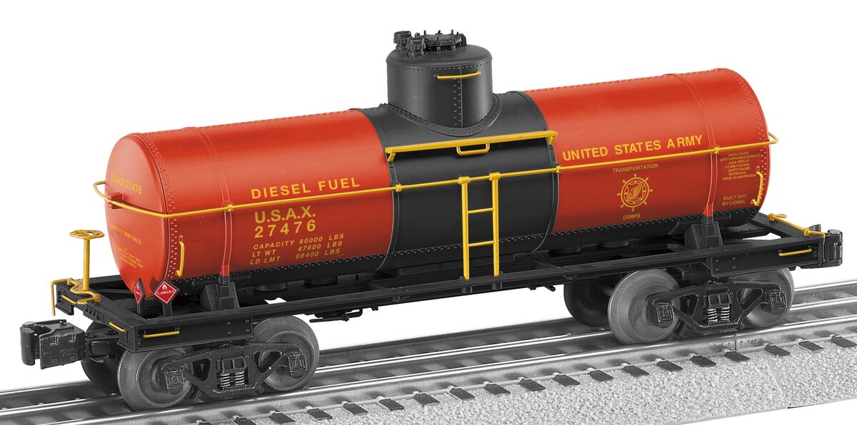 Lionel 6-27476 O Gauge Army 8000-Gallon Tank Car