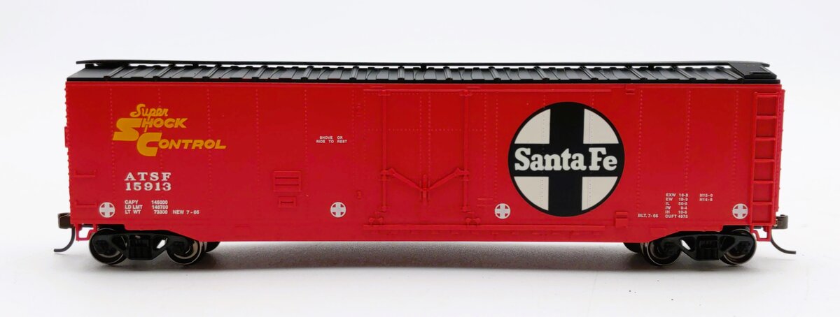 Bachmann 18002 HO Atchison, Topeka & Santa Fe 50' Plug-Door Box Car #13913