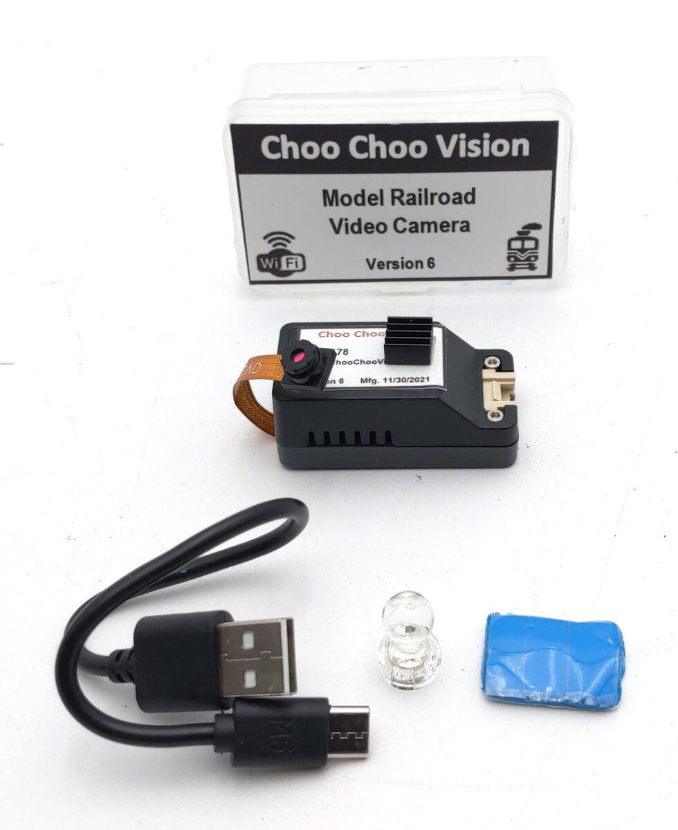 Choo Choo Vision CAB-CAM Model Railroad Video Camera LN/Box