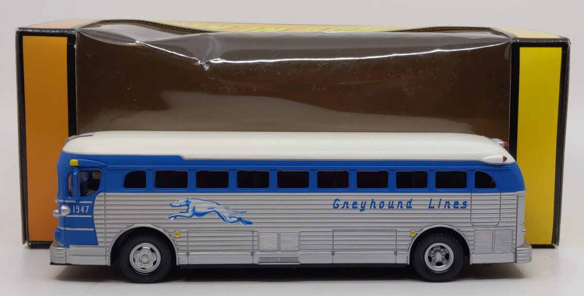 MTH 30-50009 1:48 Scale Greyhound Die-Cast Bus EX/Box