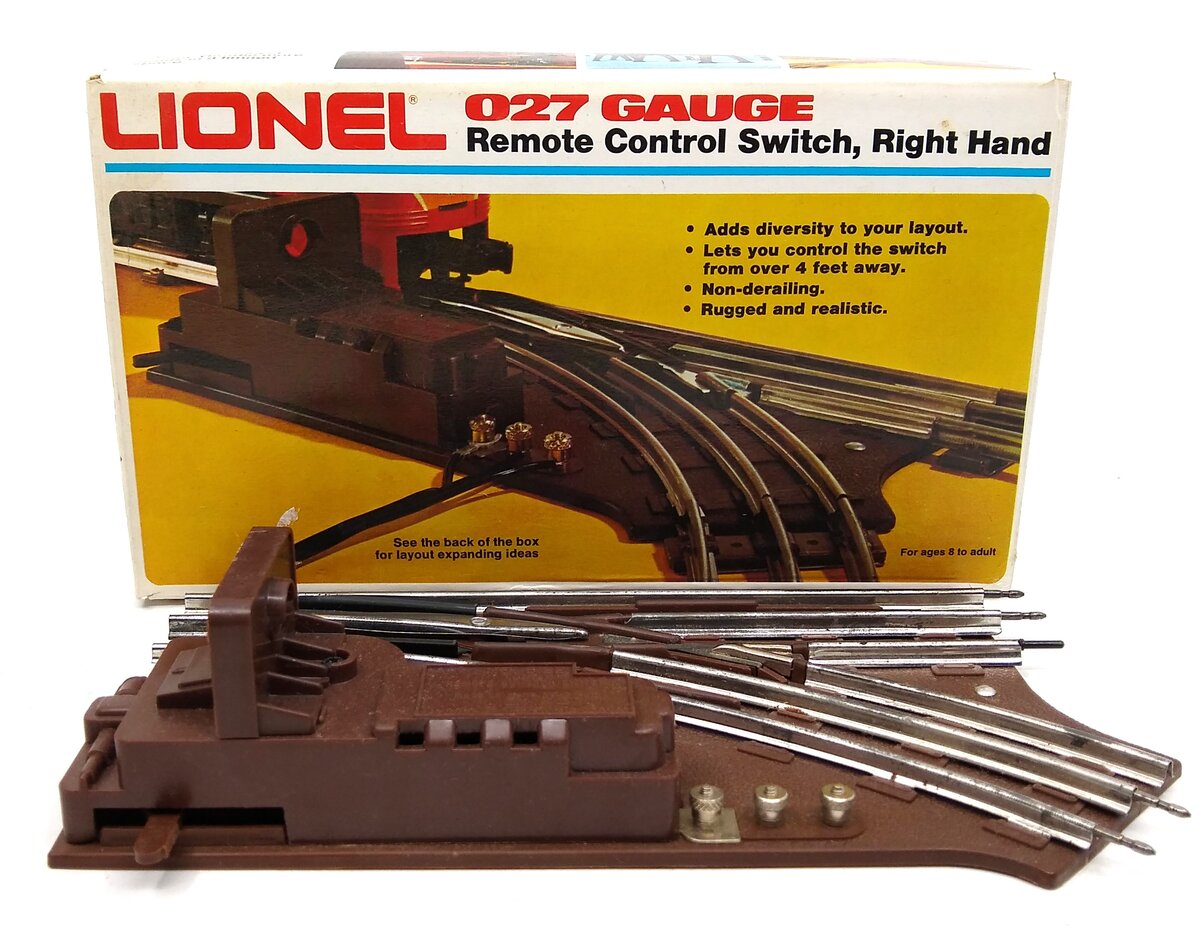 Lionel 6-5122 027 Right Hand Remote Control Switch Turnout