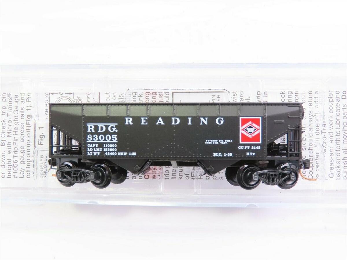 Micro-Trains 05500310 N Reading 33' Twin Bay Offset Side Hopper #83005