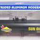 USA Trains 15165 Sunoco Tank Car with Extruded Aluminum Body - Metal Wheels