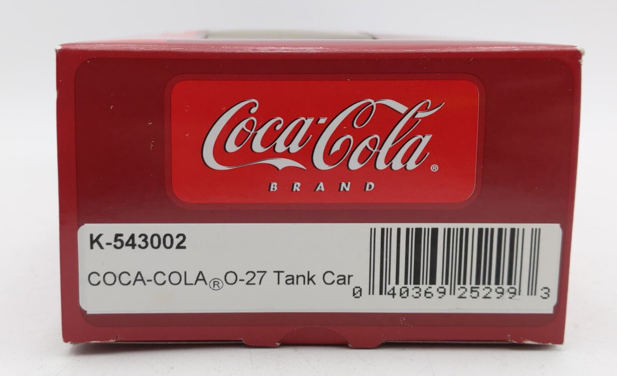 K-Line K543002 O Coca-Cola Tank Car #1013 LN/Box